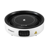 Devanti Ceramic Cooktop Electric Hot Plate Countertop Grill Cooker White In Australia - Darrahopens