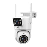 UL-Tech Wireless Security Camera Outdoor Indoor, 2.5K Dual Lens Pan Tilt, 4MP (2×2MP) IP Camera, Motion Detection, Auto-Tracking, Colour Night Vision, 2.4G WiFi, Two-Way Audio, Pet Baby Surveillance