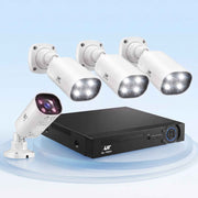 Darrahopens Electronics > Business & Home Security > Security Cameras & Accessories UL-Tech 4CH 5MP PoE NVR Security System, 4 Cameras, Dual-Light Colour Night Vision, Two-Way Audio, AI Motion Detection, IP65-Rated, No Monthly Fees, Wired CCTV Kit for Home, Indoor and Outdoor In Australia - Darrahopens