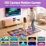 Keezi HDMI Dance Mat 2 Player for Kids & Adults with AR Camera Electronic Dance Pad