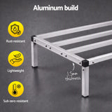 Giantz 122x51cm Aluminum Dunnage Rack Heavy Duty Kitchen Storage Platform In Australia - Darrahopens