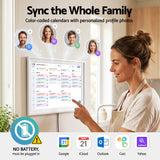 Artiss 15.6" Digital Calendar Planner Smart Photo Frame Family Chore Chart & Sync