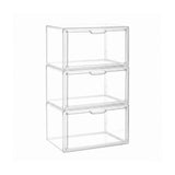 Artiss Clear Acrylic Display Case 3 Pack Toy Storage Box