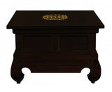 Dynasty Lamp Table 60 x 60 cm (Chocolate)