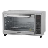 Devanti 48L Convection Oven Electric Fryer Bake Grill Ovens Benchtop 2000W Silver