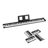Alpha 88 Key Quad Folding Electronic Keyboard Digital Piano Portable MIDI Bluetooth Black In Australia - Darrahopens