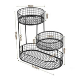 5-Star Chef Fruit Basket Bowl Space Saving Kitchen Food Storage Organiser In Australia - Darrahopens