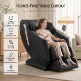 Livemor Flex Massage Chair Full Body with Heat Zero Gravity Recliner, 24 Airbags, Foot Massage, 6 Auto Programs, Voice Control, Bluetooth Speakers, Screen Control, Extendable Footrest In Australia - Darrahopens