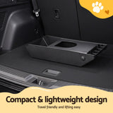 i.Pet Dog Ramp 3 Steps Pet Stairs For Bed Sofa Car Foldable Portable Ladder Black