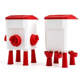 Giantz 12kg Chicken Feeder and 11L Waterer Set Large Capacity Poultry Drinker Kit In Australia - Darrahopens