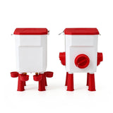 Giantz 12kg Chicken Feeder and 11L Waterer Set Large Capacity Poultry Drinker Kit In Australia - Darrahopens