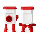 Giantz 8kg Chicken Feeder and 7L Waterer Set Large Capacity Poultry Drinker Kit In Australia - Darrahopens