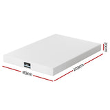 Giselle 20cm Memory Foam Mattress Green Tea King