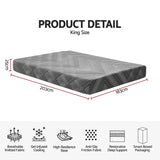 Giselle 25cm King Memory Foam Mattress Gel Infused Foam Removable Cover In Australia - Darrahopens