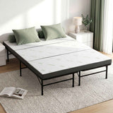 Giselle Folding Bed with Mattress Queen Portable Foldable Guest Bed Bamboo Cover In Australia - Darrahopens
