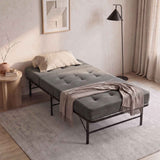 Giselle Single Folding Bed with Mattress Metal Frame Guest Bed 15cm Foam Foldable In Australia - Darrahopens