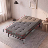 Giselle Single Folding Bed with Mattress Metal Frame Guest Bed 15cm Foam Foldable In Australia - Darrahopens
