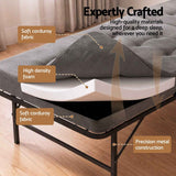 Giselle Single Folding Bed with Mattress Metal Frame Guest Bed 15cm Foam Foldable In Australia - Darrahopens
