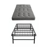 Giselle Single Folding Bed with Mattress Metal Frame Guest Bed 15cm Foam Foldable
