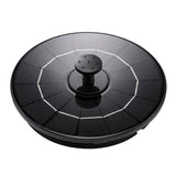 Gardeon Solar Fountain Pump Bird Bath Water Feature 17cm 165L/h Flow Black