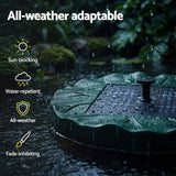 Gardeon Solar Fountain Pumps Bird Bath Floating Lotus Desig Water Feature 31cm In Australia - Darrahopens