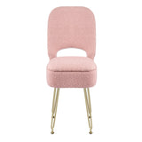 Artiss Storage Ottoman Vanity Stool Foot Stool Folding Back Pink