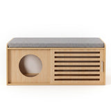 Artiss Pet Ottoman Footrest Bench with MDF Frame 100kg Capacity Natural In Australia - Darrahopens