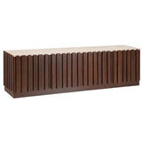 Artiss 180cm TV Unit Entertainment Cabinet Fluted Style Anti-tip Kit Walnut