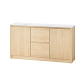 Artiss Buffet Sideboard Marble Style Tabletop - Pine