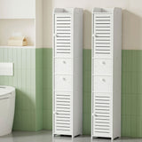 Artiss 2X Bathroom Toilet Storage Cabinet Laundry Tallboy Cupboard