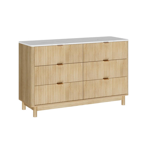 Artiss 6 Chest of Drawers Dresser Table Pine - Premium AU Stock