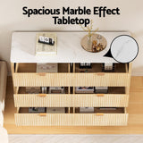 Artiss 6 Chest of Drawers Dresser Table Pine - Premium AU Stock