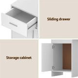 Artiss Office Desk and Chair Set 100cm Computer Desk PU Leather Office Chair