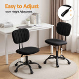 Artiss Office Desk & Chair Set 120cm Computer Desk with 3 Drawers & Open Shelves, Ergonomic Armless Office Chair with Wheels, Height Adjustable for Home Office Study In Australia - Darrahopens
