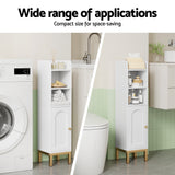 Artiss Bathroom Storage Cabinet Floor Organizer Toilet Corner Adjustable Shelf w