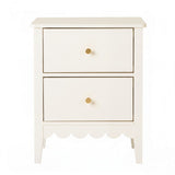 Artiss 2x Bedside Table 2 Drawers Bedroom Storage Nightstand White