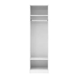 Artiss 2X Wardrobe Clothes Closet Storage Organiser Shelf White