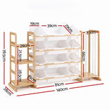 Keezi 3-in-1 Kids Toy Storage Organiser with 12 Bins, Shelves & Animal Storage In Australia - Darrahopens
