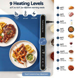 Devanti Food Warming Mat 60 x 38cm Electric Food Warmer With Timer In Australia - Darrahopens