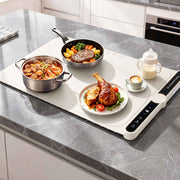 Devanti Food Warming Mat 60 x 38cm Electric Food Warmer With Timer White In Australia - Darrahopens
