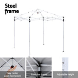 Instahut Gazebo 2x2m Outdoor Patio Garden Marquee Shade w/ Base Pods Black