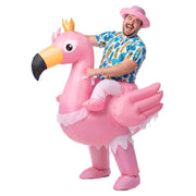 Inflatable Costume Ride On Flamingo Adult Party Suit Pink One Size In Australia - Darrahopens