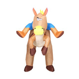 Inflatable Cowboy Costume Adult Suit Blow Up Party Fancy Dress Halloween Cosplay