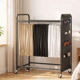 Artiss Pants Trolley Mobile Clothes Rack Clothing Stand with 30 Hangers Wheels Storage Organizer Bag In Australia - Darrahopens