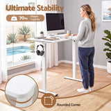 Artiss Standing Desk Electric Adjustable Ergonomic Office Table 100cm White