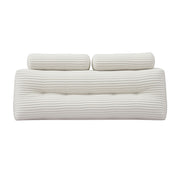 Darrahopens Home & Garden > Bedding > Pillows Giselle wedge pillow headboard with non-flattening shredded foam core, perfect for dorm reading or sofa lap desk, 330g corduroy cover, side pockets, Queen In Australia - Darrahopens
