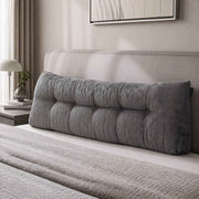 Darrahopens Home & Garden > Bedding > Pillows Giselle Headboard Pillow for Sitting in Bed, Upgraded Shredded Foam Reading Wedge Cushion for Lumbar Support, 320g Corduroy Backrest with Side Pockets for Dorm Daybed, Queen In Australia - Darrahopens