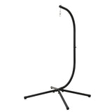 Gardeon Hammock Stand 150kg Capacity Metal Frame for Hanging Chairs Black