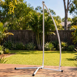 Gardeon Hammock Stand 150kg Capacity White Steel Frame for Hanging Chairs In Australia - Darrahopens