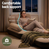 Gardeon Inflatable Chair Sun Lounge Air Sofa Blow Up Air Chair for Camping with Pump In Australia - Darrahopens